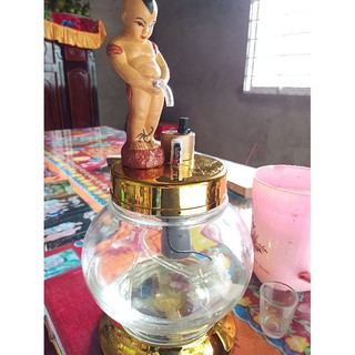 Bình rót ruou. tự động thủy tinh đồng tử