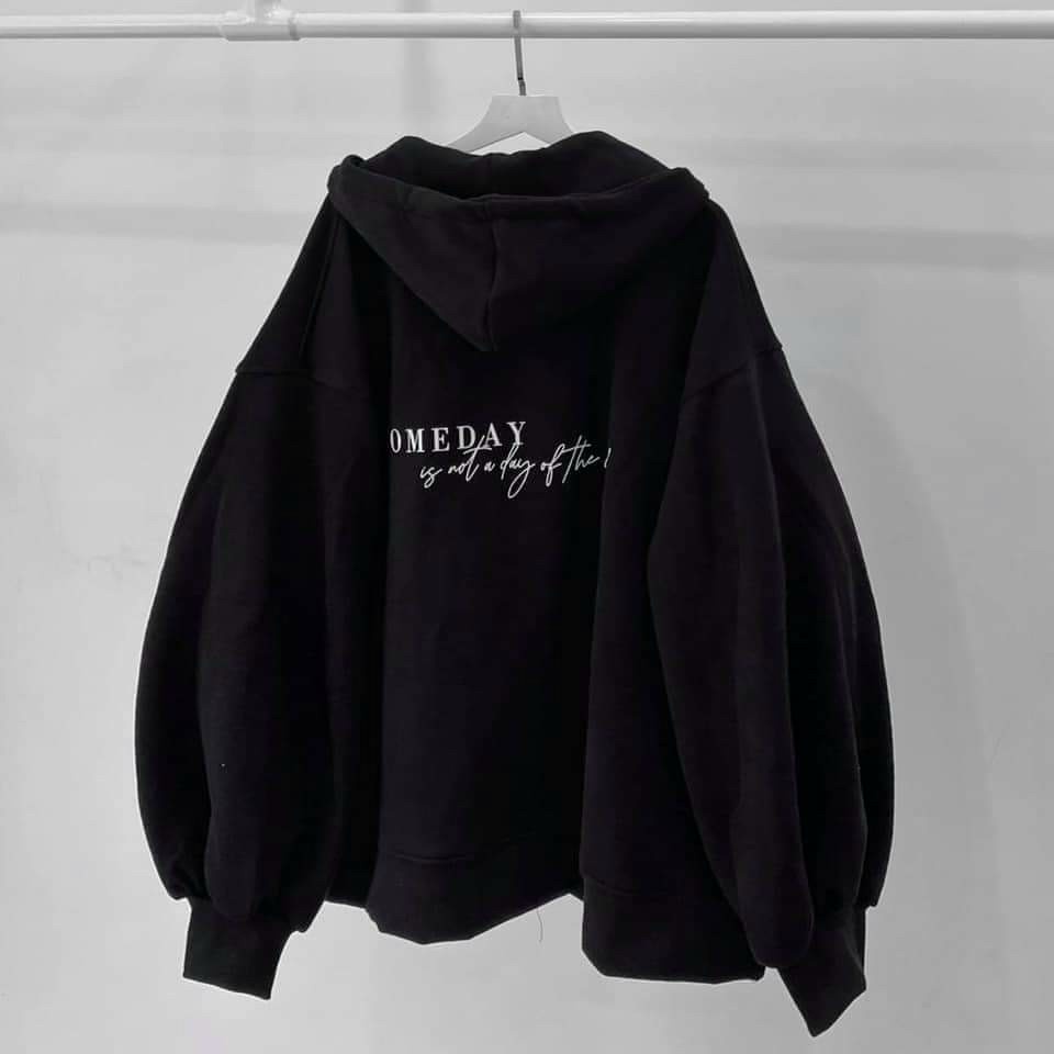 Áo KHOÁC Hoodie Ulzzang Unisex SUNDAY Siêu dễ thương,vải nỉ cao cấp chuẩn Hàn