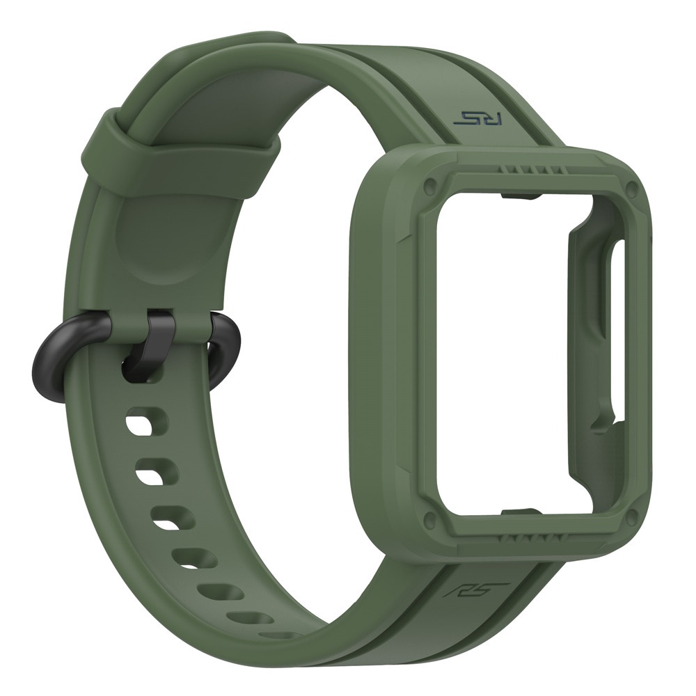 Dây Đeo Silicone Kèm Ốp Bảo Vệ Cho Đồng Hồ Thông Minh Xiaomi Mi Watch Lite / Redmi Watch 2 Lite / Poco Watch