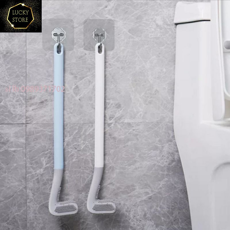 Chổi Cọ Vệ Sinh Phòng Tắm Toilet, Chổi Vệ Sinh Thông Minh Chất Liệu SIlicon Dễ Dàng Vệ Sinh Mọi Góc Cạnh