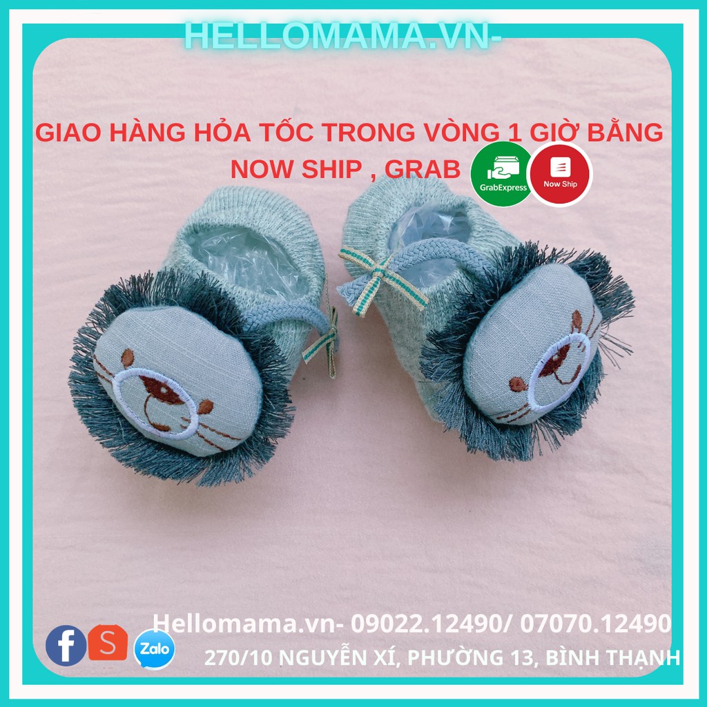 Tất/Vớ dạng giày siêu xinh cho bé từ 0-9 tháng, có đủ màu cho khách lựa