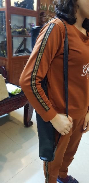 Bao da đựng điêu  ko chân dài 70cm. tặng nút nõ nhấc tàn