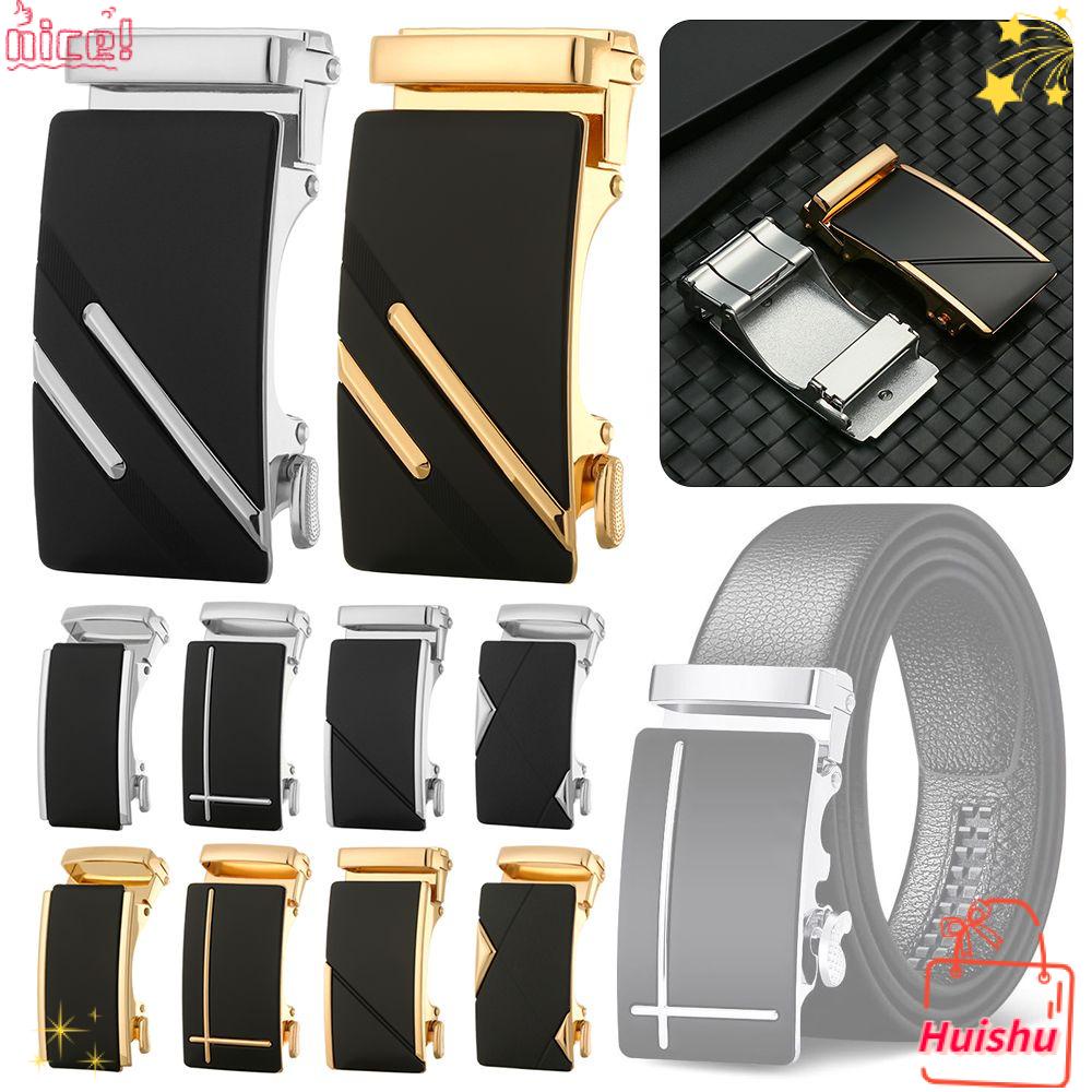 ✣HS✣ Clothing Accessories Men's Belt Head Adjustable Business Accessories Belt Buckle DIY Automatic Buckle Fashion Slide Belt Strap Buckle Leisure Belt Head