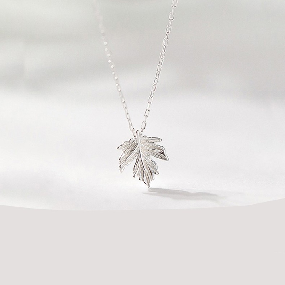 ✨✨Dây chuyền bạc Miuu Silver, vòng cổ nữ hình lá phong