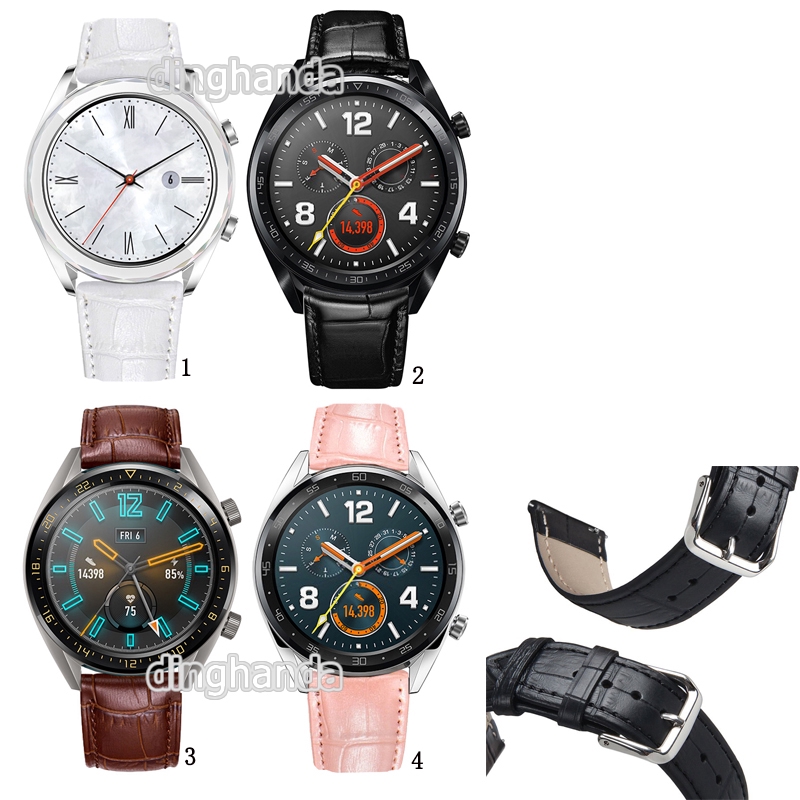 Dây đeo bằng da cho đồng hồ Huawei Watch GT 2 GT2e GT2 Pro