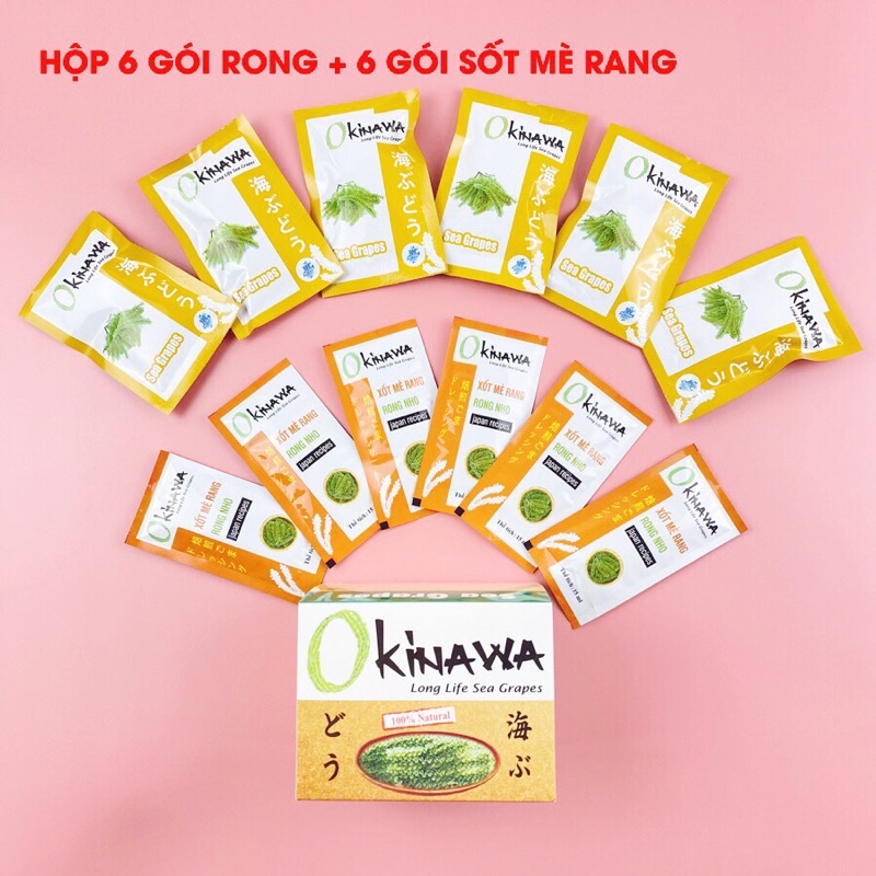 (MUA 6 TẶNG 6) - Rong Nho Okinawa Nhật Bản Siêu Ngon