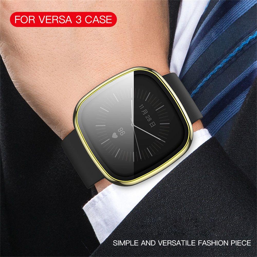 Ốp Bảo Vệ Mặt Đồng Hồ Thông Minh Fitbit Versa 3 Bằng PC Cứng