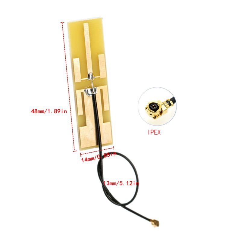Anten PCB 2.4G 5G 5.8G 8dBi đầu IPEX