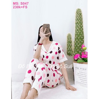 Đồ Mặc Nhà Dài Pijama Lụa Latin Nhiều Kiểu Họa Tiết - Bền, Đẹp, Dễ Thương, Chất liệu cao cấp