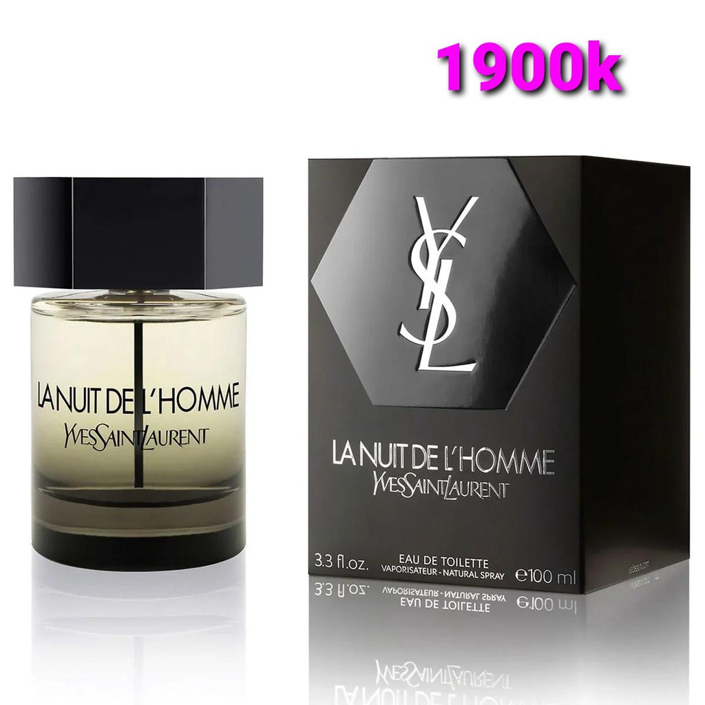 Nước hoa thương hiệu (YSL) Yves Saint Laurent giành cho Nam 100ml (Bao check hàng chĩnh hãng 100%)