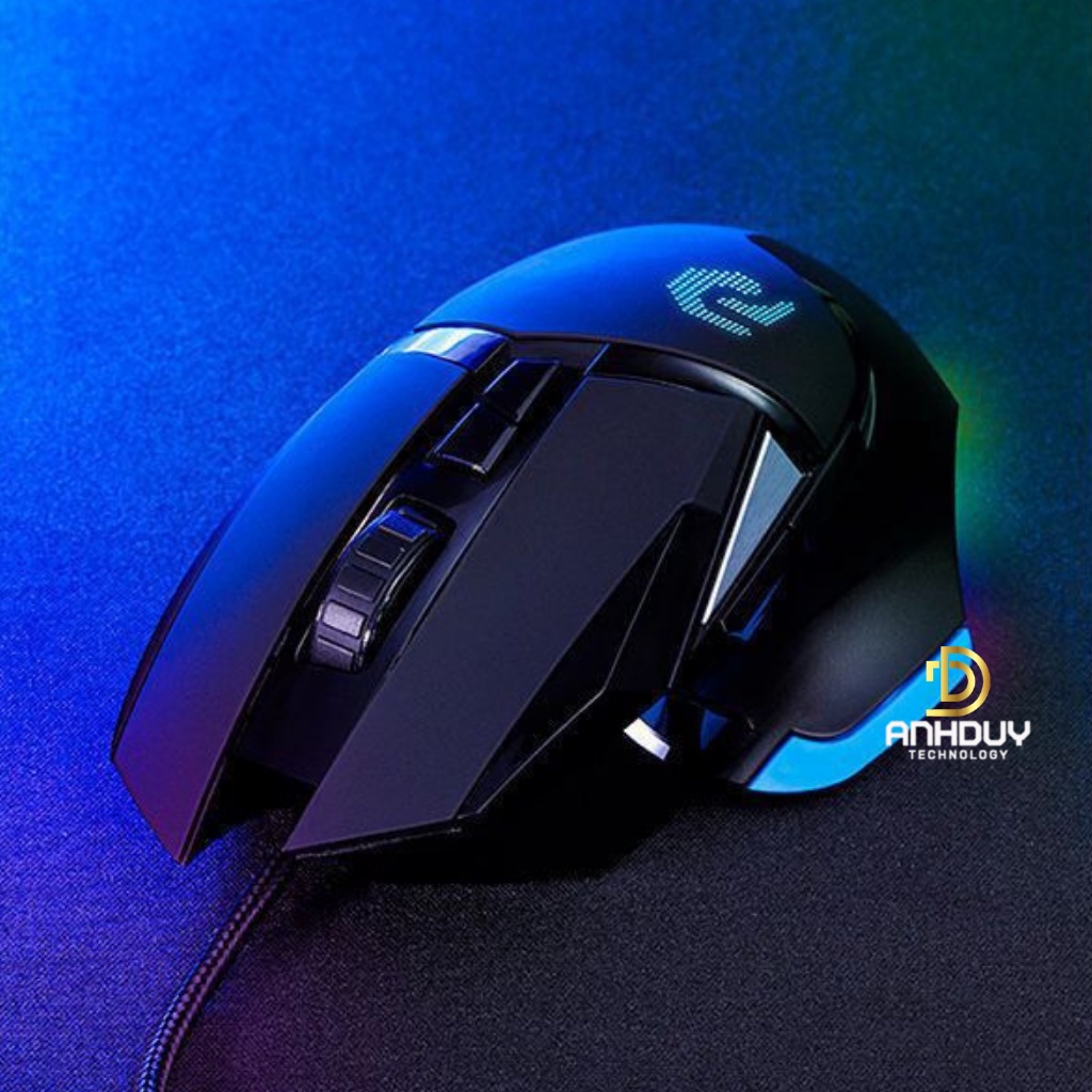 Chuột gaming có dây Logistics G502 DPI 7200 Led RGB có App riêng tùy chỉnh DPI Led gán phím đỉnh cao chuột chơi game