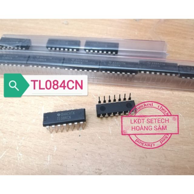 TL084 chính hãng IC tương tự OPAmps chân cắm DIP
