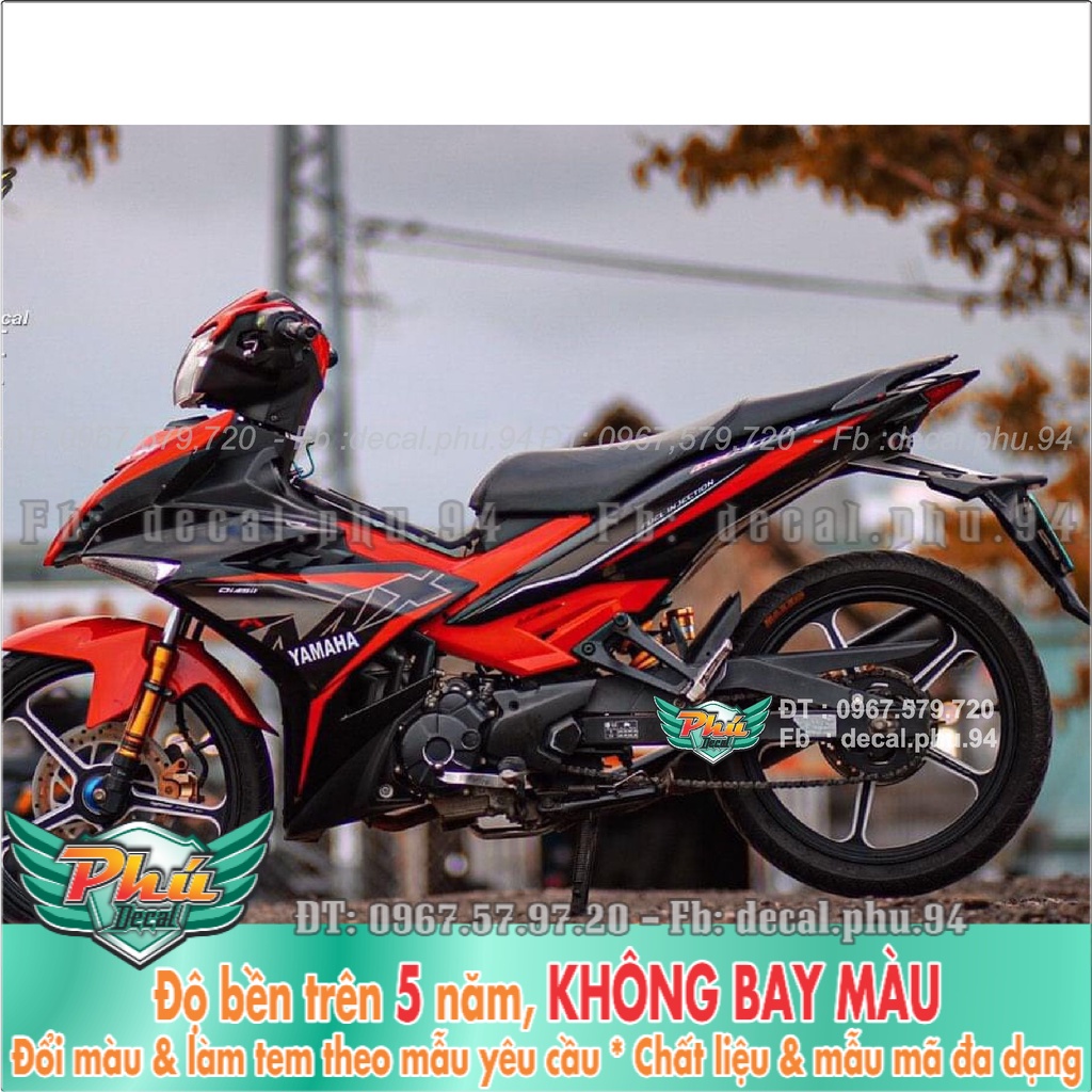Tem Rời Exciter 150 Movistar trắng cam (K) -1