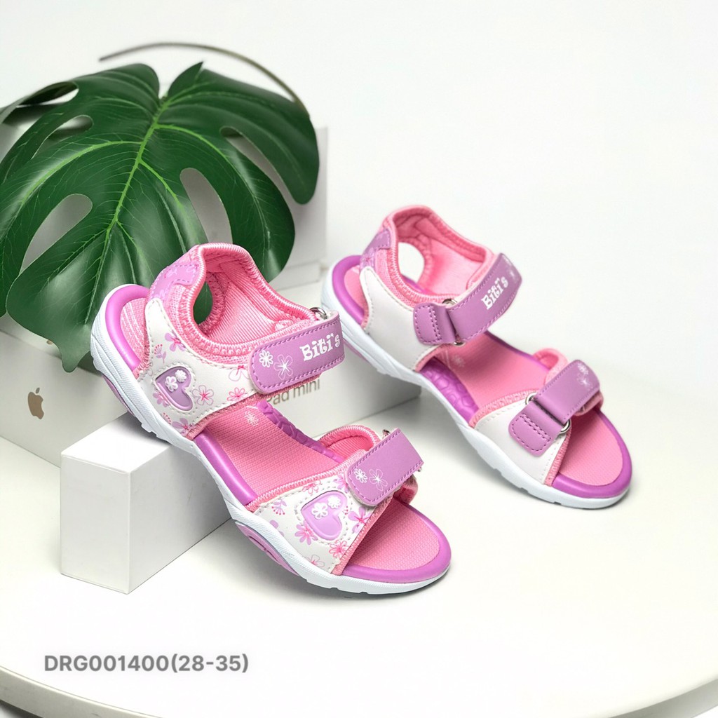 Sandal bé gái BlTIS 28-35 ❤️FREESHIP❤️ Dép quai hậu học sinh trái tim đế cao su DRG001400