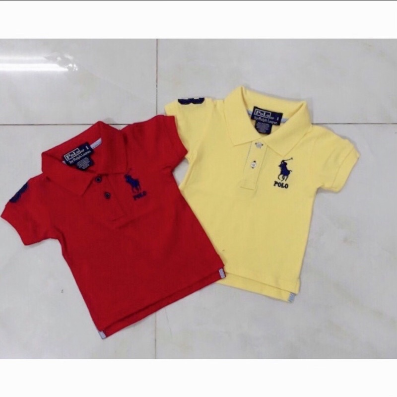 Áo thun polo bé trai tay ngắn cổ bẻ từ 1-12 tuổi ,áo phông cổ bẻ trẻ em vải cá sấu, xuất xịn size từ 8-45 kg