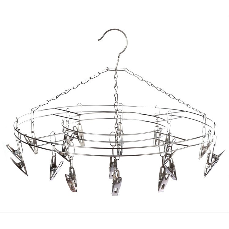 [Thanh Lý] Mắc Chùm Phơi Đồ Cho Bé Bằng Inox