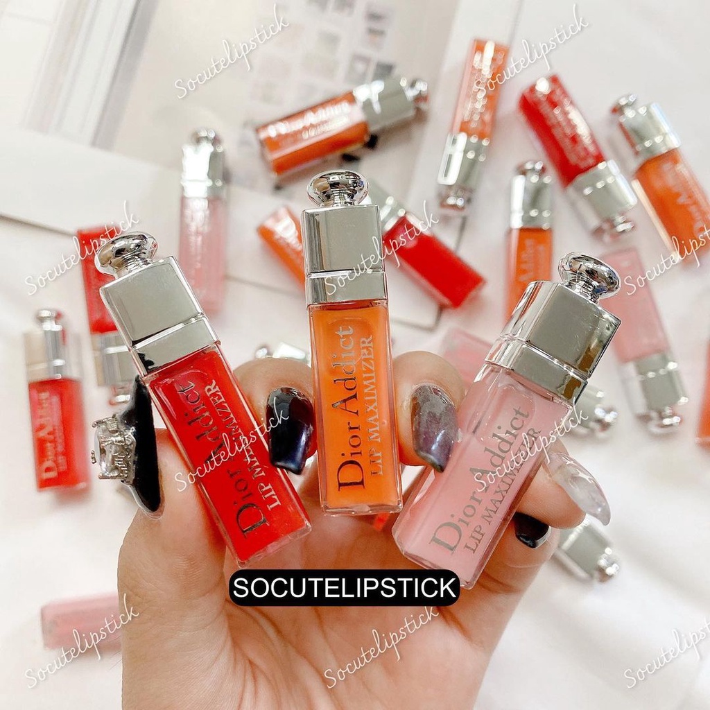 Mini - Son dưỡng D.ior Maximizer Minisize Unbox 004 Coral - 015 Cherry - 020 - 001 - 012 - 004 - 038 - 024 - 009