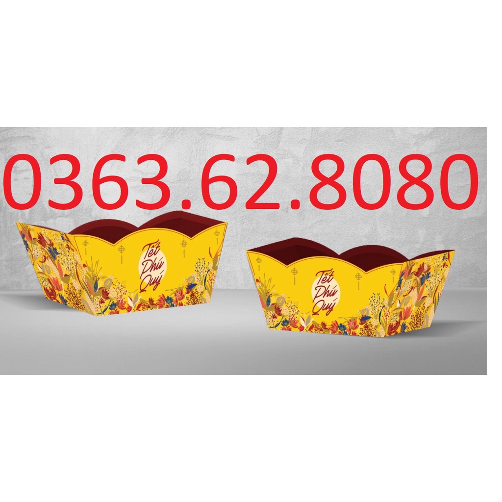 Giỏ quà Tết khay thuyền đẹp - Mẫu mới nhất Tết 2023