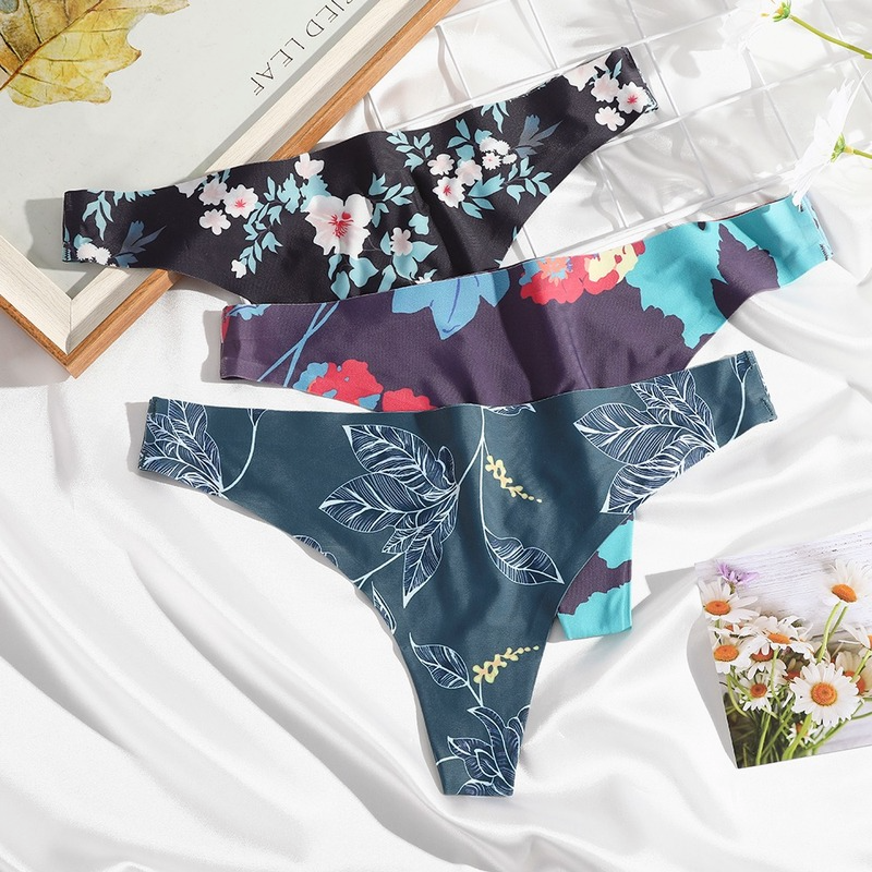 Quần Lót LEVAO Lưng Thấp In Hoạ Tiết Hoa Gợi Cảm Thời Trang Cho Phụ Nữ