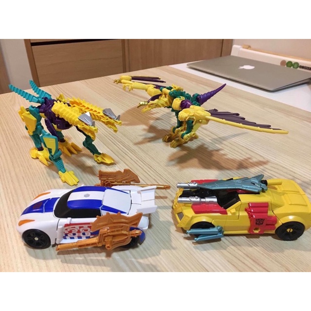 Set 4 hộp transformer  Robot biến hình Transformer Prime Beast Hunter Chính hãng Haspro