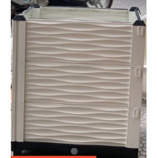 [RẺ VÔ ĐICH] Chậu ghép thông minh trồng cây hoa to kích thước 50x50x63cm( 2 tầng vách)