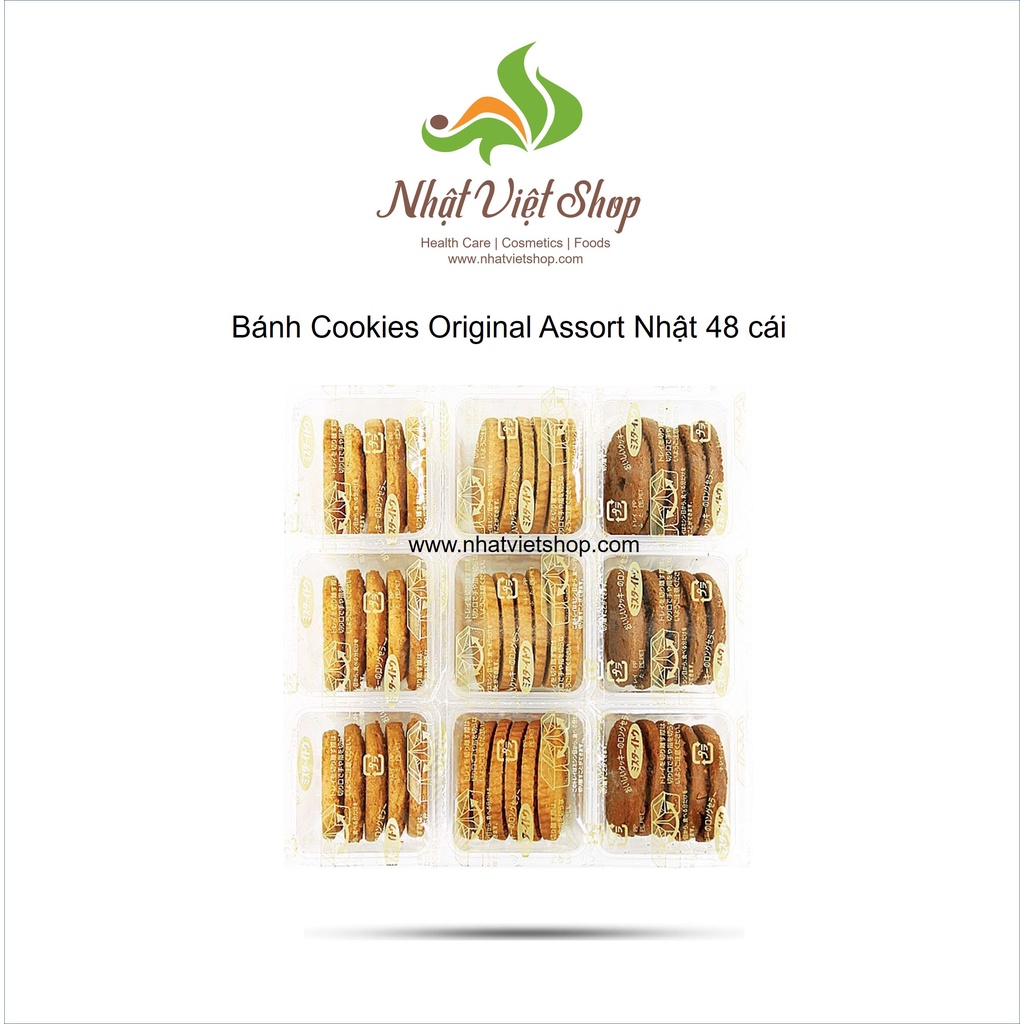 Bánh Cookies Original Assort Nhật 48 cái