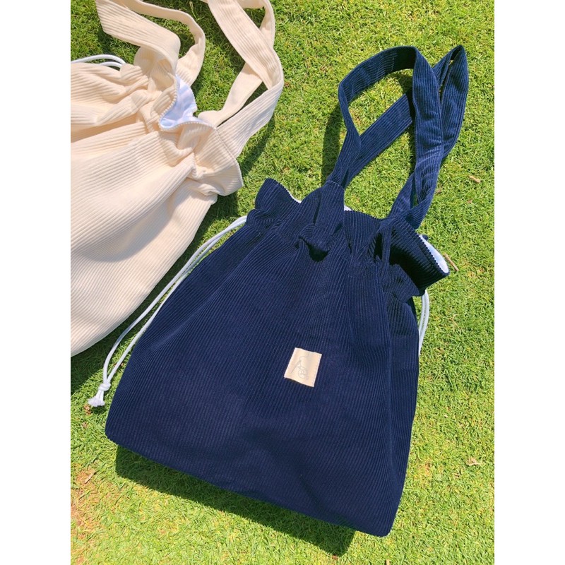 TÚi RÚT BASIC - TÚI TOTE VẢI NHUNG TĂM 3 LỚP DÀY DẶN🛍🛍