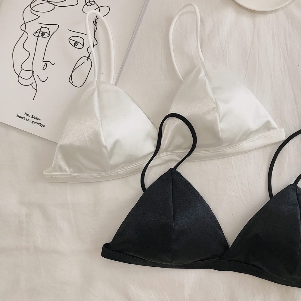 NUZIRO  Áo Ngực Màu Sắc Đơn Giản Quyến Rũ Cho Nữ