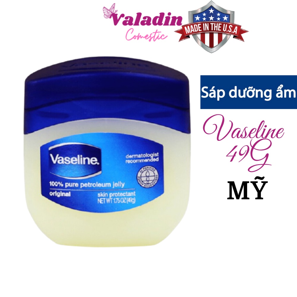 Sáp dưỡng ẩm Vaseline Mỹ Original Protection 49g (Hũ Mỡ)