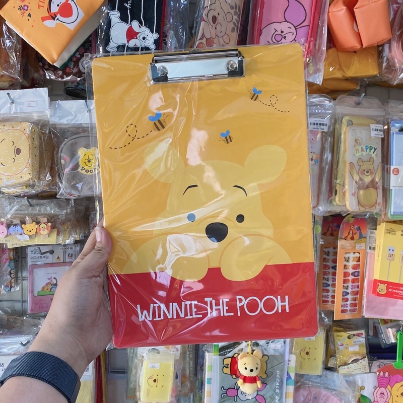 Bìa trình ký A4 gấu Pooh Hàn quốc