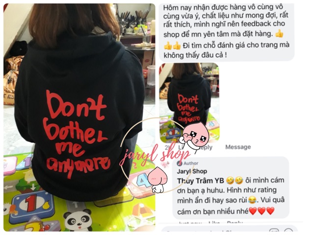 (CÓ SẴN/Mua 2 còn 299k) Áo hoodies có nón "Don't bother me anymore" Vương Nhất Bác Wang Yibo