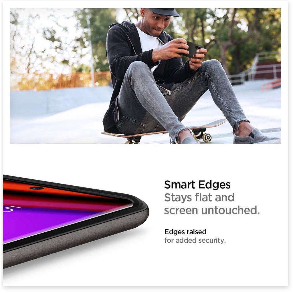 Ốp lưng Samsung Galaxy Note 10 / Note 10+ Spigen Neo Hybrid nút bấm mềm êm tay khi sử dụng