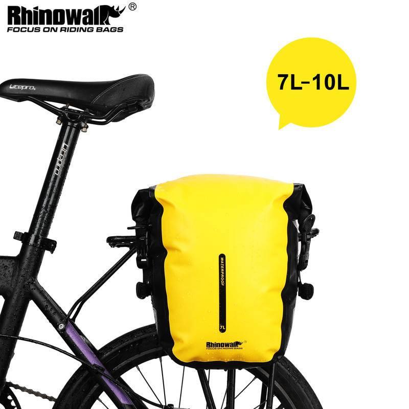 Túi đựng đồ Rhinowalk gắn yên sau xe đạp chống thấm nước 2021 7-10L