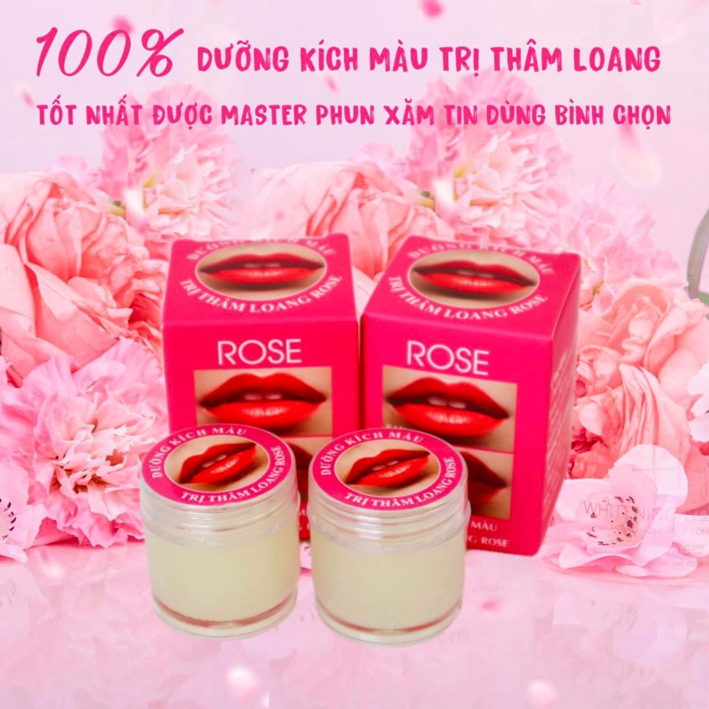 Dưỡng Kích Màu Thâm Loang Rose Dùng Sau Phun Xăm