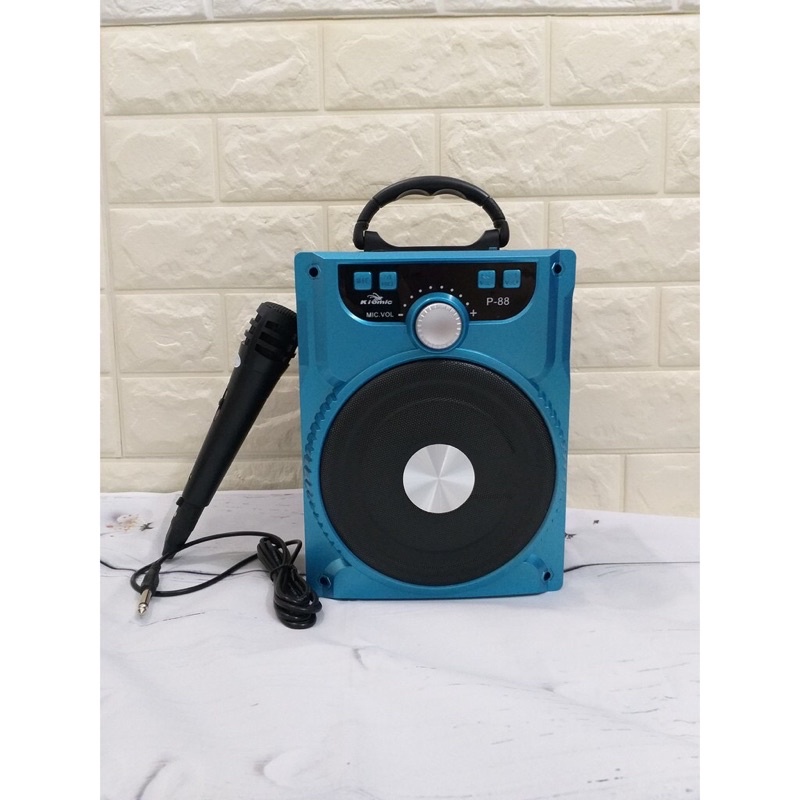 Loa hát karaoke Bluetooth Kiomic P88 tặng kèm mic