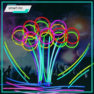 Vòng tay phản quang nhiều màu que phát sáng dạ quang lightstick hộp 100 cây