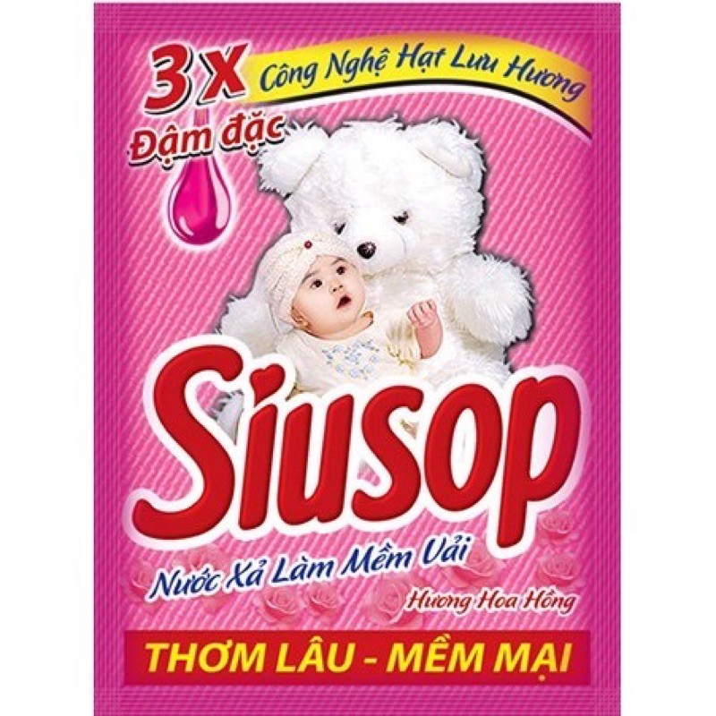 Nuớc Xả Thơm Quần Áo Siusop Dây 10 gói x 20ml