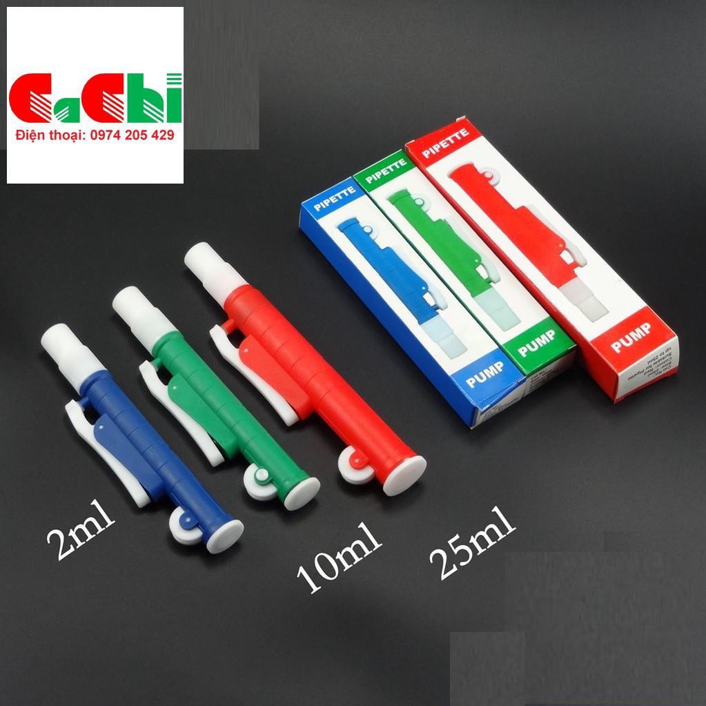 Bơm trợ cho pipet 2ml, 10ml , 25ml- Pipet pump