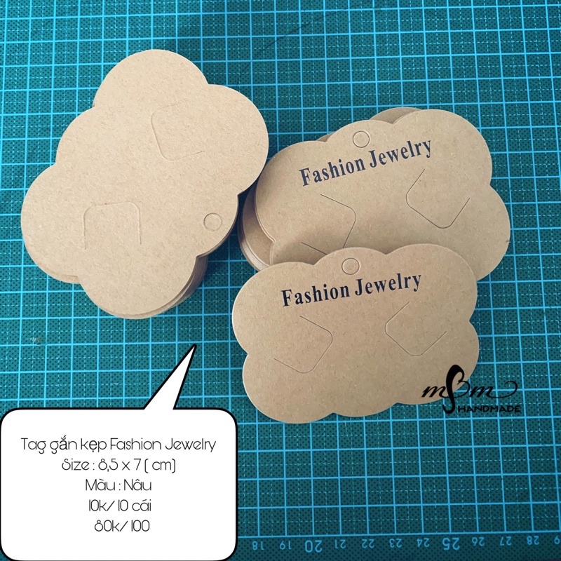 Tag giấy + túi đựng
