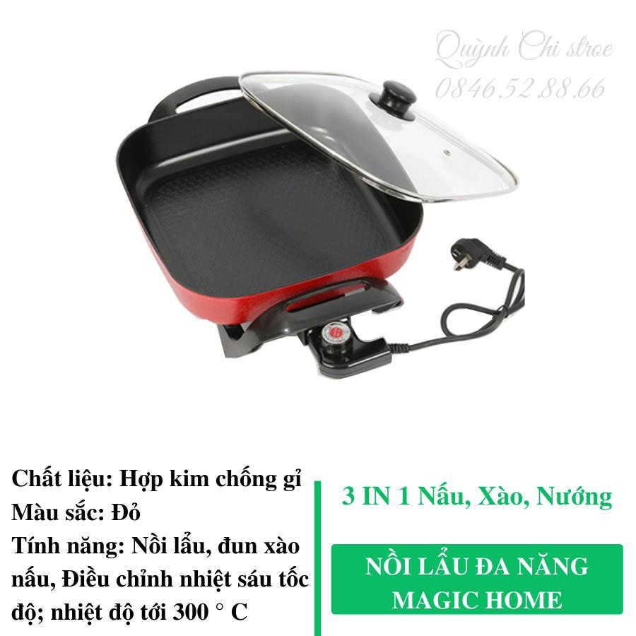 Nồi Lẩu Đa Năng Magic Home - Chảo Điện tiêu chuẩn Hàn Quốc