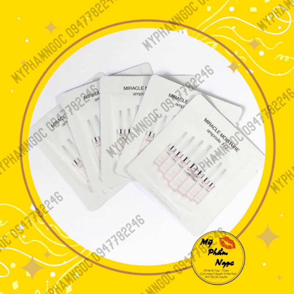 Sample [Gói] Tinh Chất Căng Bóng Da Ohui 777 Ampoule 1ml