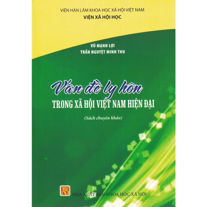 Sách - Vấn Đề Ly Hôn Trong Xã Hội Việt Nam Hiện Đại (Sách Chuyên Khảo)