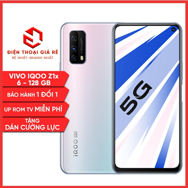 Điện thoại Vivo IQOO Z1x  - RAM 6-128GB - [Điện Thoại Giá Rẻ Sài Gòn, Bảo hành 3 tháng1 đổi 1 - Tặng dán cường lực] | BigBuy360 - bigbuy360.vn