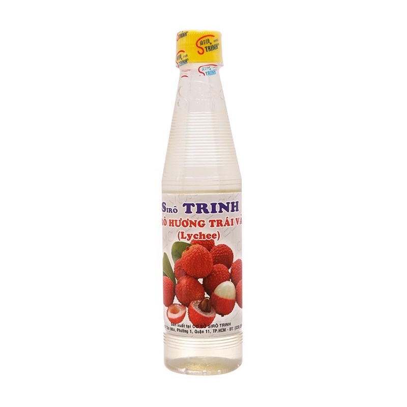 Siro Trinh chai 600ml nhiều hương