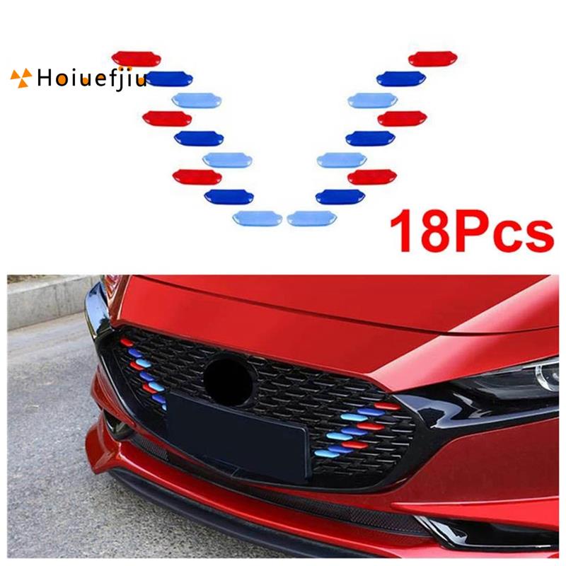 Miếng Dán Bảo Vệ Trang Trí Lưới Tản Nhiệt Phía Trước Ba Màu Dành Cho Xe Hơi Mazda 3 Axela 2019-2021