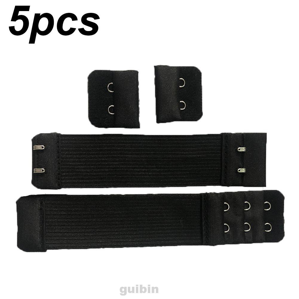 Set 5 Dây Thun Co Giãn Màu Đen Đa Năng Có Thể Điều Chỉnh Dùng Để May Vá Diy