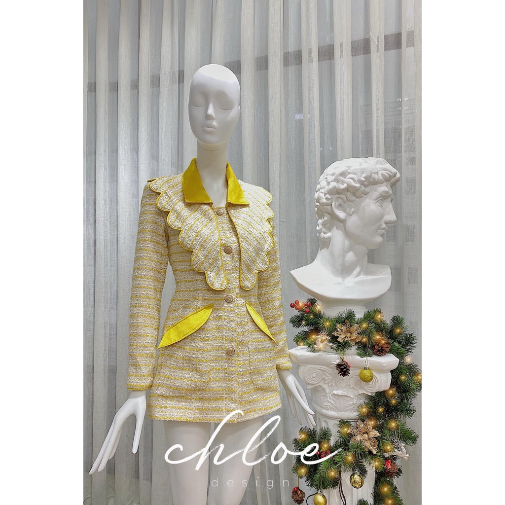 Set dạ Helen Dress 20 - Chất liệu Tweed - Có thể thay đổi màu và đặt may theo số đo riêng