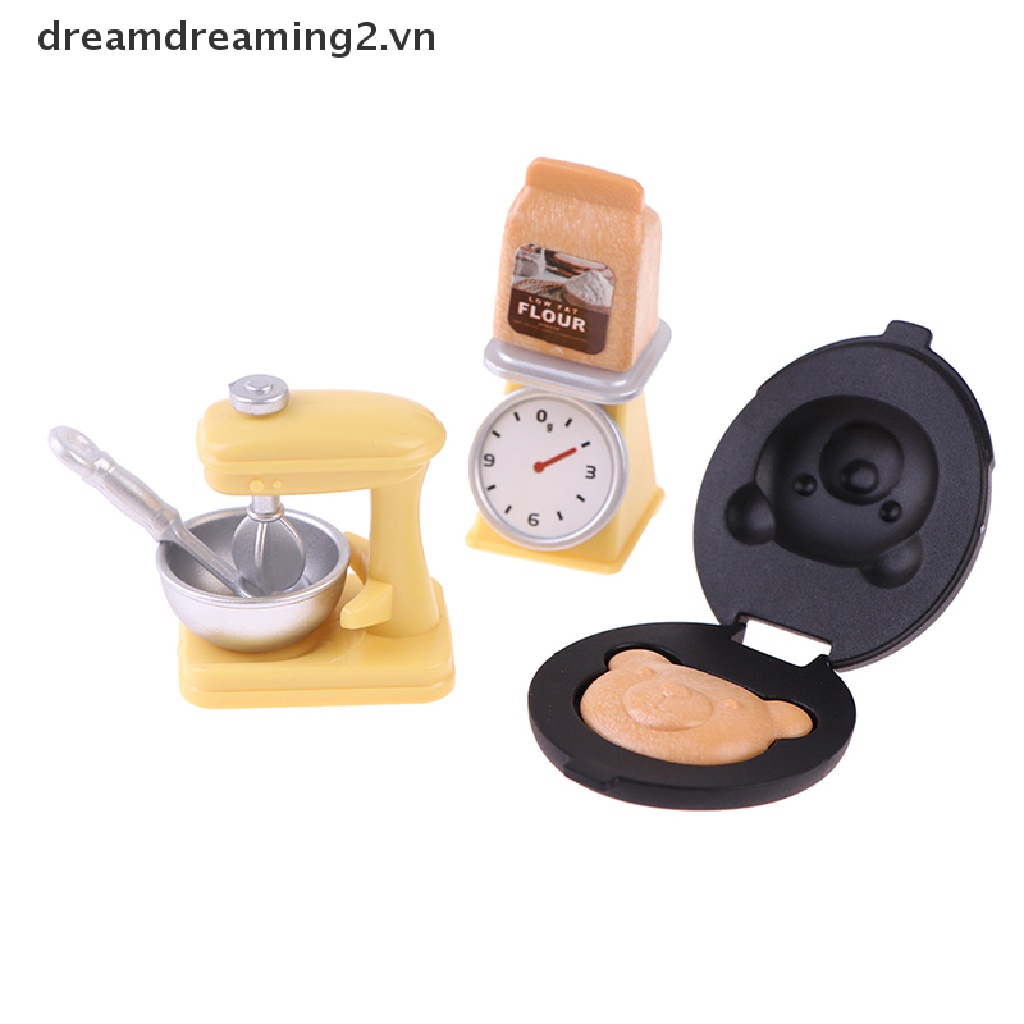 Set Cân Điện Tử Mini Tỉ Lệ 1 / 12 Cho Búp Bê