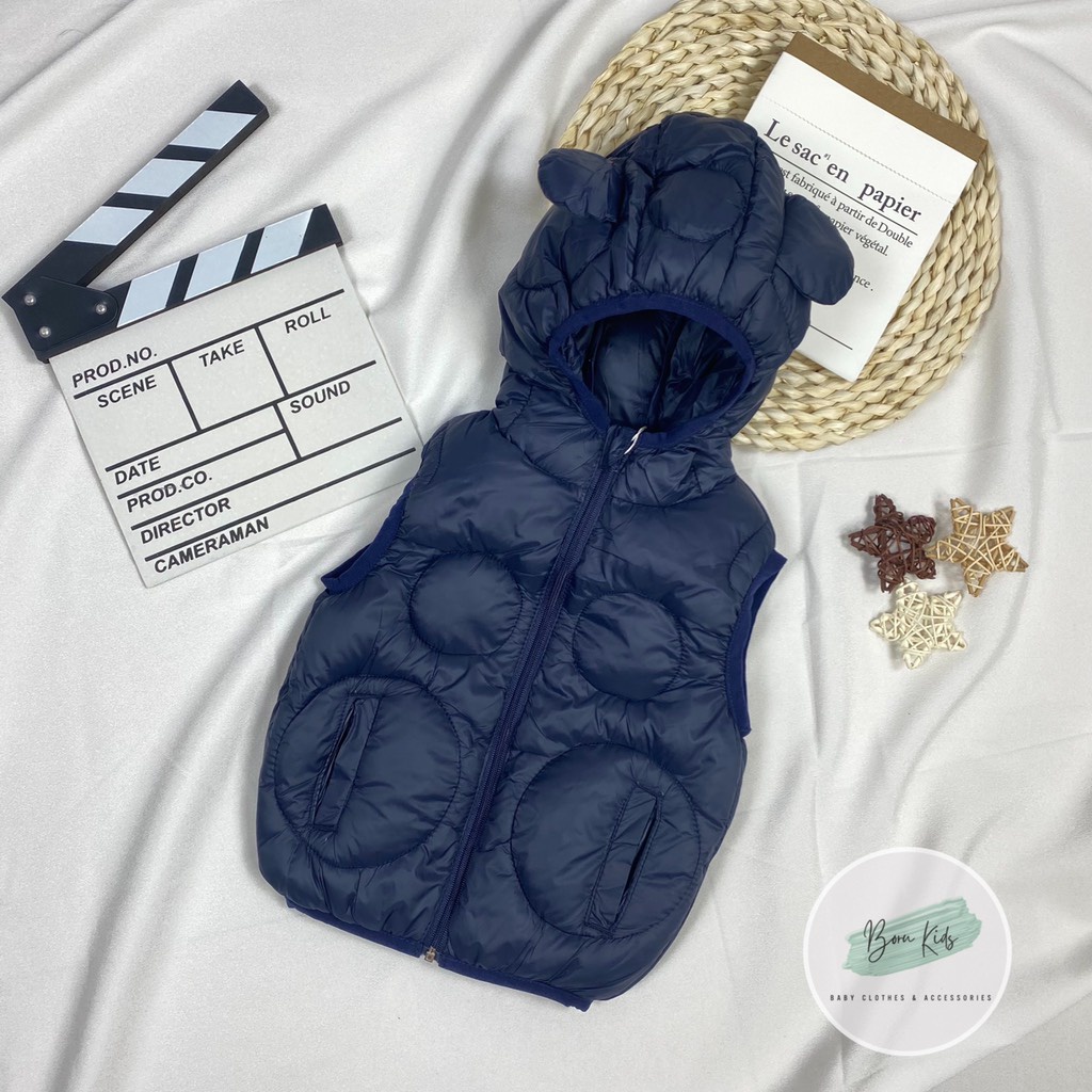 Áo Phao gile lông vũ siêu nhẹ cho bé Boru.kids21