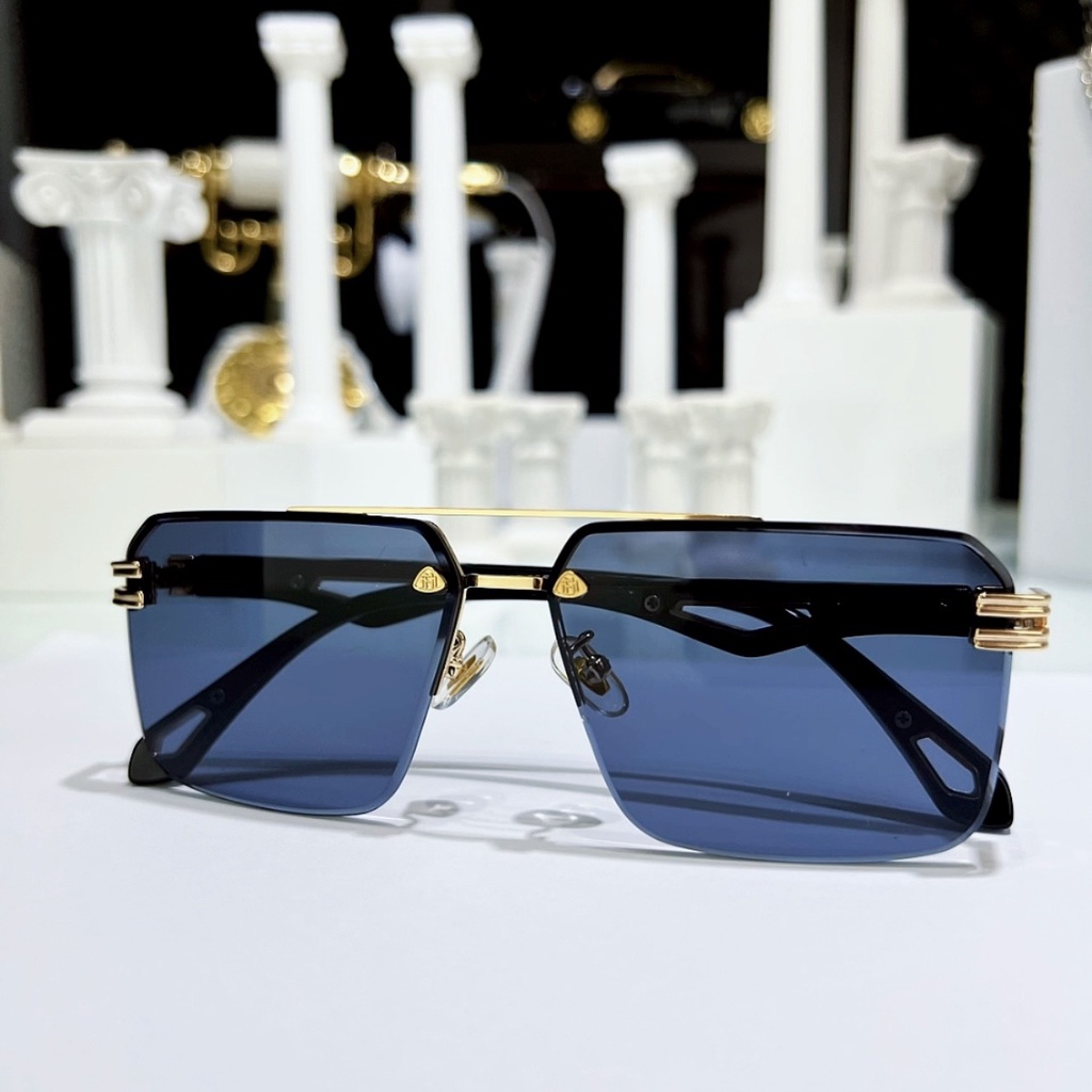 Kính Nam ⚜️𝑩𝑬̣̂𝑼 𝑺𝑻𝑶𝑹𝑬⚜️ Mắt Kính Cao Cấp MayBach - Hàng Unisex - Chống UV400 - Chống Chói Loá - Bảo Hành 24 Tháng